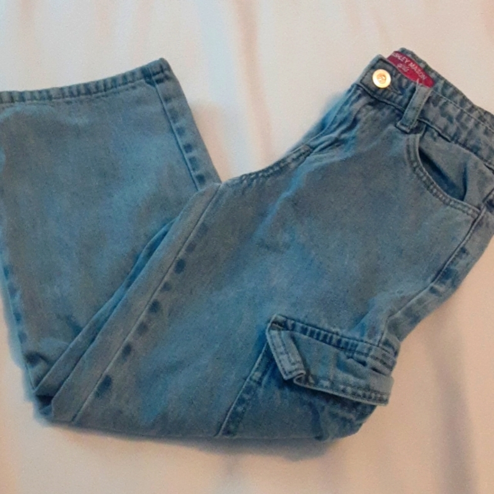 Girls size 8 baggy cargo jeans